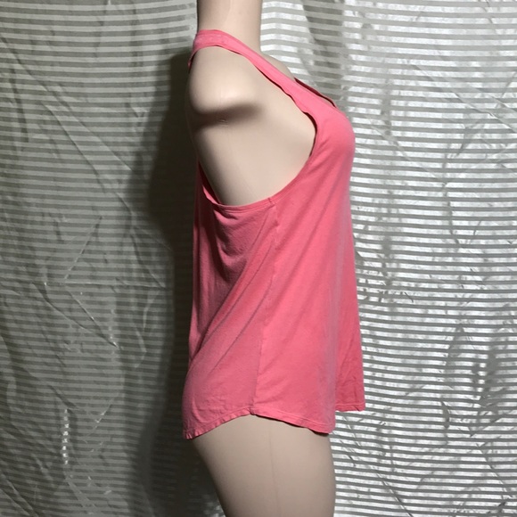 Comfy Broken In Peachy Pink Racer Back Tank Top - Picture 4 of 9